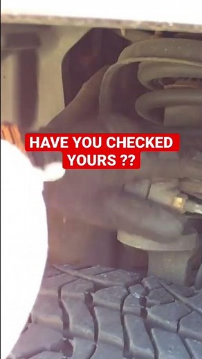 DOING THIS TEST CAN LET YOU KNOW IF YOUR UPPER CONTROL ARMS ARE BAD. #shorts #youtubeshorts