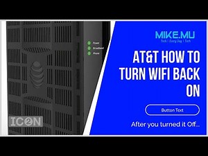 How to Re-Enable AT&T Wifi (After You've Disabled It)