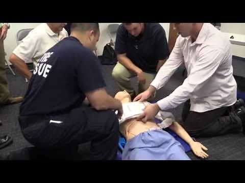 Chief of Manatee County EMS explains how the AutoPulse CPR machine works
