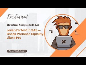 Levene’s Test in SAS | Check Equality of Variances Using PROC GLM
