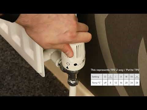 How to use your Thermostatic Radiator Valve (TRV)
