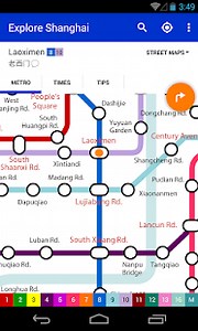 Explore Shanghai metro map