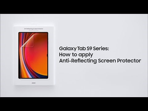 How To Apply Screen Protector On Your Tablet | Galaxy Tab S9 Series | Samsung UK
