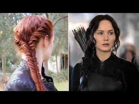 Hunger Games Hair Tutorial - Katniss' Mockingjay Battle Braid