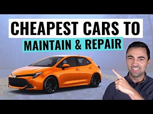 These Are The Cheapest Cars To Maintain & Repair That You Can Buy