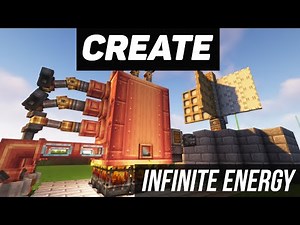 Create mod. Infinite steam engine. Tutorial / guide (minecraft java edition)