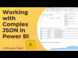 Working with complex JSON in Power BI