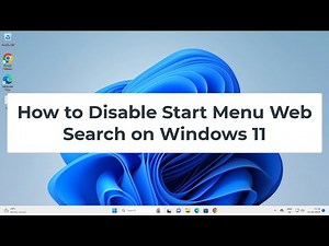 How to Disable Start Menu Web Search on Windows 11