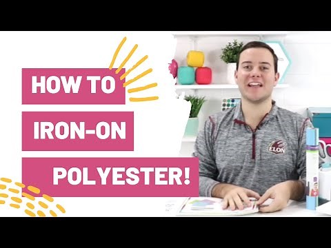 HOW TO IRON-ON POLYESTER!