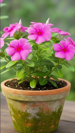 How to grow periwinkle flower plant at home || Best way to make your garden colorful //#reels