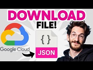 How to DOWNLOAD JSON FILE from Google Cloud (Step by Step)