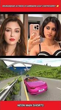 Dhurandhar Actress Vs Awkward Goat Controversy 😳 #shorts
