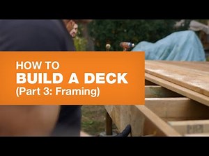 Deck Framing (How to Build a Deck Part 3/5)