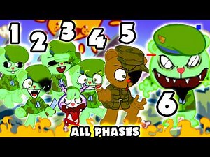FNF Flippy Re-Flipped Optimizado | Happy Tree Friends / Pibby Fliqpy (Flippy ALL PHASES)