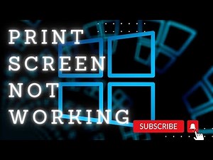 How to Fix Print Screen Not Working In Windows 10