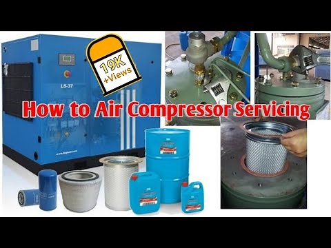 How To Air Compressor Servicing
