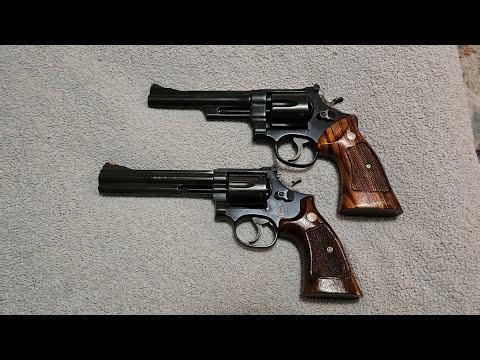 Smith & Wesson 586 vs. 28-2. the 357 magnum frame comparison