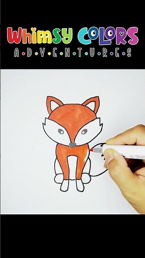 How To Draw a Fox for Beginners | Step-by-Step Easy Drawing Tutorials #fox #tutorial #drawing