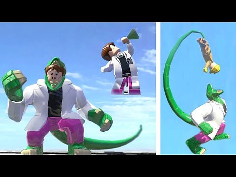Lego Lizard Transformation | walkthrough for Lego Marvel Superheroes