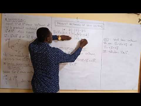 Comment calculer le produit vectoriel de deux vecteurs