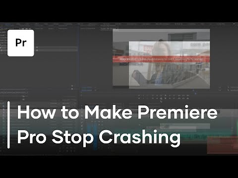 How To Stop Premiere Pro From Crashing | Tutorial