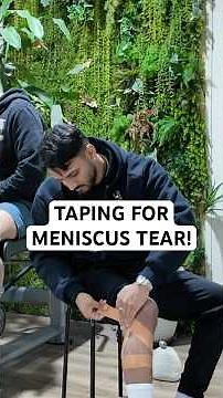 The BEST Taping For A Meniscus Tear / Meniscus Injury