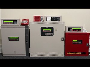Simplex Fire Alarm Panel Linking Demonstration