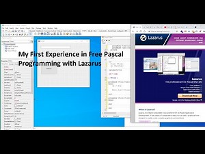 Lazarus Free Pascal - My First Experience in Free Pascal Programming