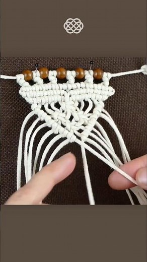 DIY Macrame Necklace Easy #macrame
