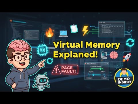 Virtual Memory Explained | Paging, Segmentation, and Page Faults in COA