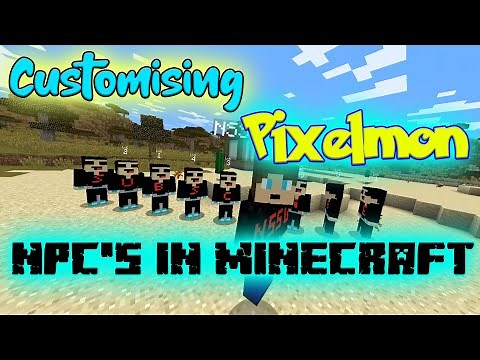 Customising Player and NPC skins in Pixelmon MINECRAFT