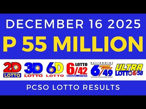 Lotto Result Today 9pm December 16 2025 PCSO