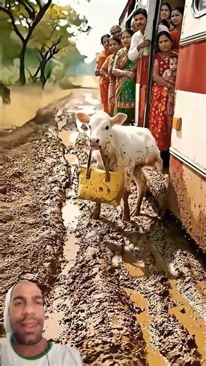 Hero Calf Saves Bus Passengers From Explosion 💥 | Real Life Emotional Rescue🐮| Humanity Still Exists