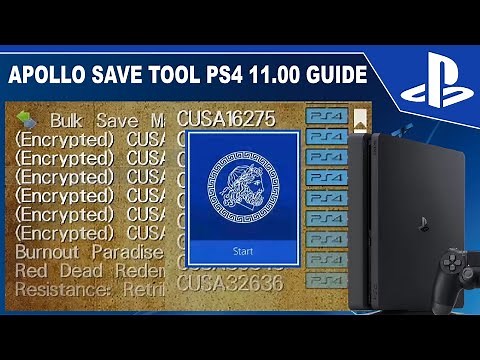 Apollo Save Tool PS4 11.00 Jailbreak | Load Encrypted Saves, Import/export saves & more
