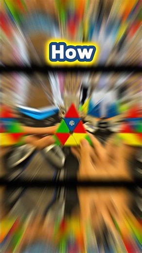 [Challenge] Solving Pyraminx in Beginner Method #rubikscube #speedcubing #shorts