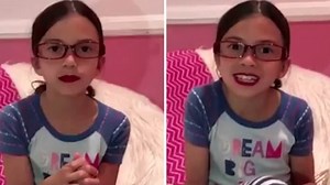 Little girl does funny impression of Alexandria Ocasio-Cortez