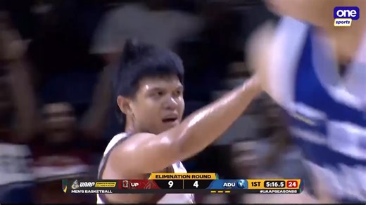 MAAGANG LUMALABAN ✊ The UP Fighting Maroons draw first blood with a strong opening frame against the Adamson Soaring Falcons in their second-round showdown in the UAAP Season 88 men's basketball tournament. #UAAPSeason88 #LegendsStartHere #StrengthInMotionHopeInAction | One Sports