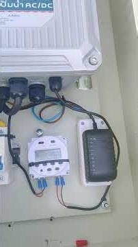 Install a timer switch #solar cells