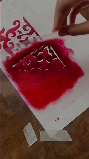 DIY Stencil Painting / Quick & Easy Pattern / Mic Arts / Art