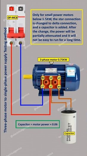 How to Run a 3-Phase Motor on a Single-Phase Power Supply | How to connect a 3-phase to single phase