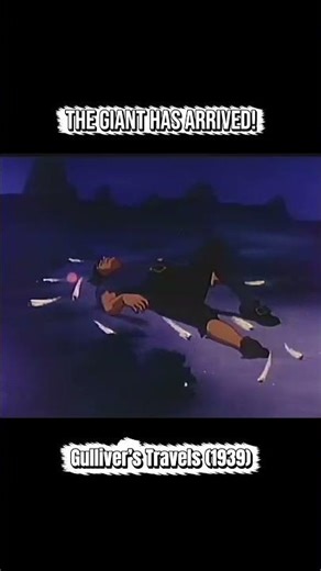 Gulliver Arrives at Lilliput 👀✨ | Classic Animation Moment (1939)