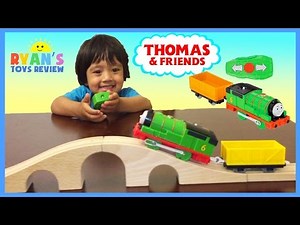 Thomas and Friends Remote Control Percy Trackmaster toy trains