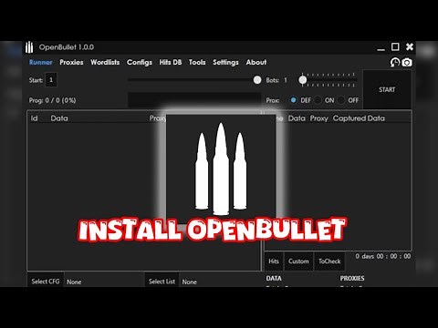 How to install and setup OpenBullet
