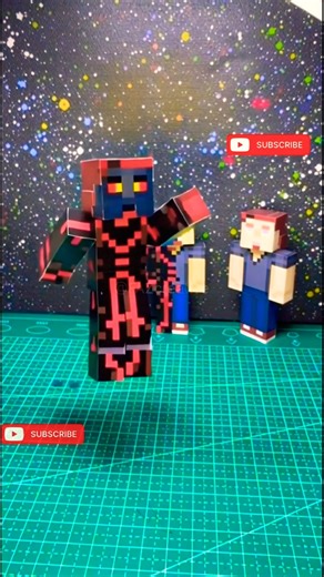 I NEED IRON BLOCKS !! papercraft animation #shorts