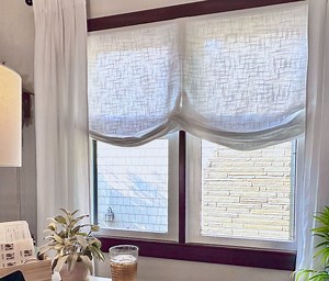 How to Make a Soft Fold Roman Shade the Super Easy Way