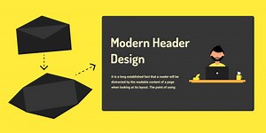 Awesome header design you have never seen it before