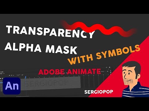 Transparency Alpha Mask, gradient. Adobe Animate