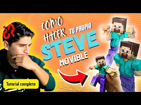 Minecraft Papercraft: How to Make Minecraft Steve with Over 30 Joints! (Complete Tutorial)