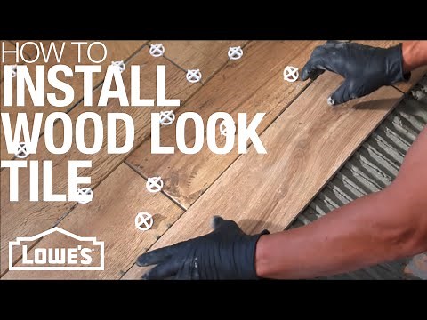How To Install Wood Look Tile