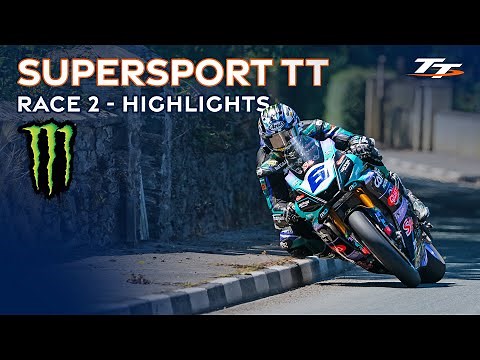 Monster Energy Supersport TT Race 2 - Highlights | 2024 Isle of Man TT Races